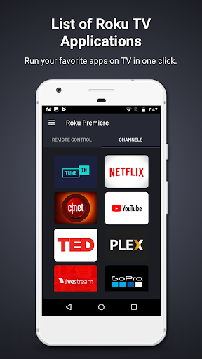 Remote Control for TCL Roku TV - Image screenshot of android app
