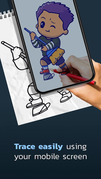 Draw Easy: Trace to Sketch - Image screenshot of android app