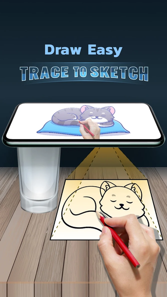 Draw Easy: Trace to Sketch - عکس برنامه موبایلی اندروید