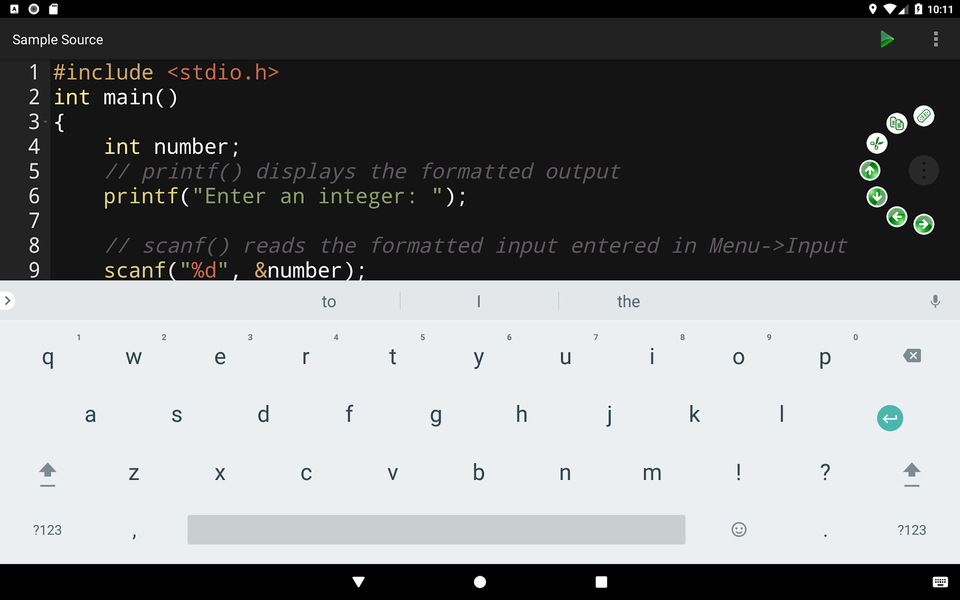 C/C++ Programming Compiler - عکس برنامه موبایلی اندروید
