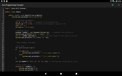 Jedona - Compiler for Java - Image screenshot of android app