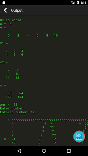 Madona: Run Matlab/Octave code - عکس برنامه موبایلی اندروید