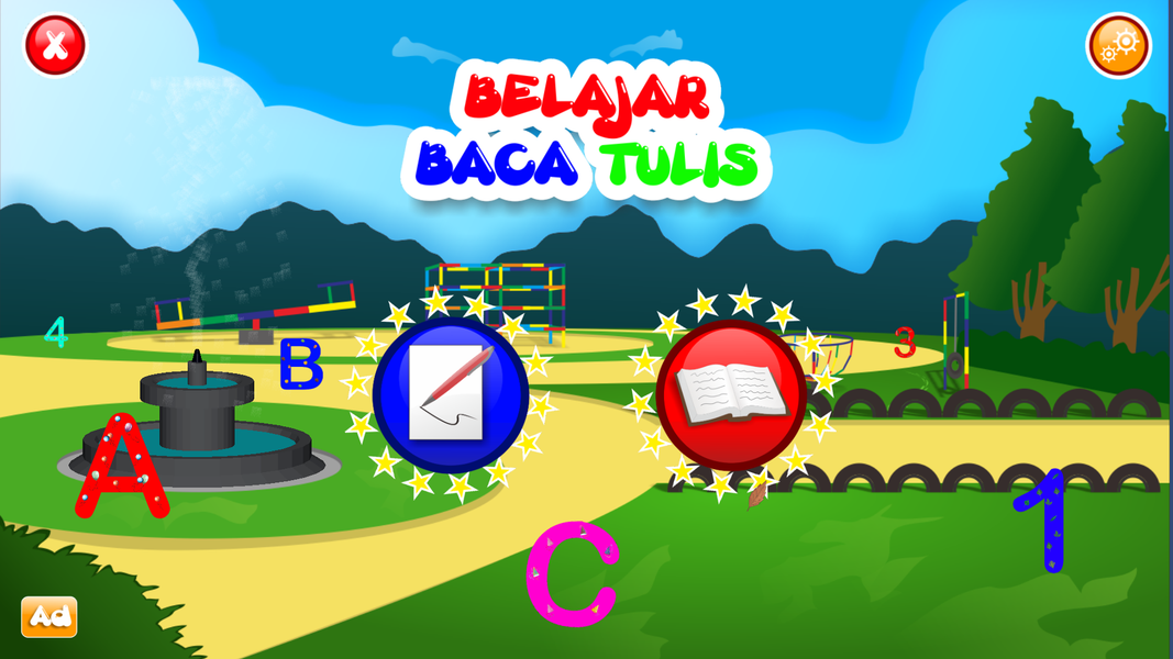 Belajar Baca Tulis - Gameplay image of android game