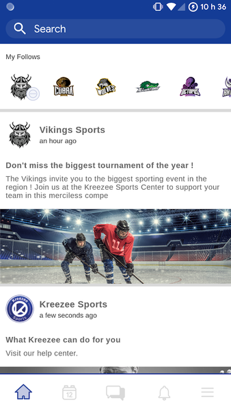 Kreezee Sports - Image screenshot of android app