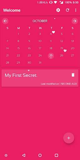 Secret Diary With Lock - Image screenshot of android app