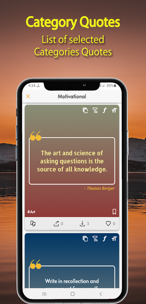 Motivational Quotes Daily - عکس برنامه موبایلی اندروید