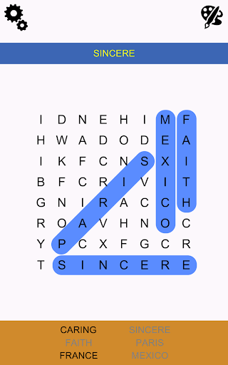 Word Search Epic - Gameplay image of android game