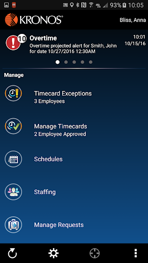 UKG Workforce Central - Image screenshot of android app