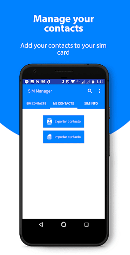 SIM Card Manager - Image screenshot of android app