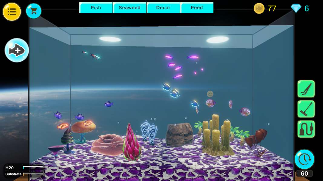 Aquarium 3D - Fish Farm - Gameplay image of android game