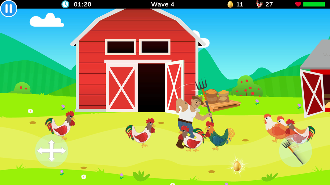 Farmer's Farm - funny arcade - Gameplay image of android game