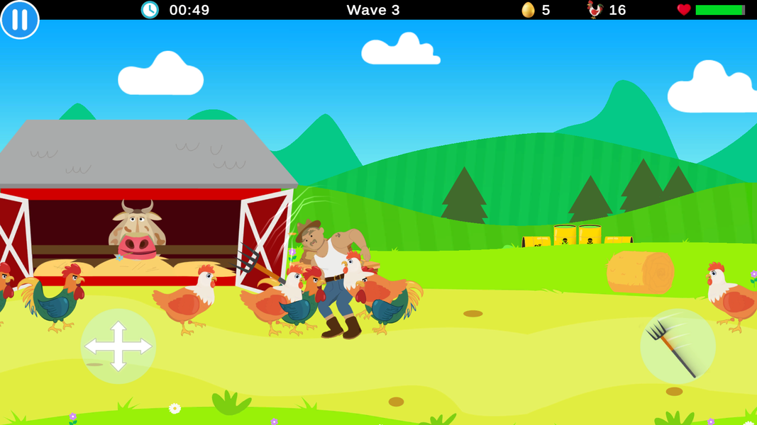 Farmer's Farm - funny arcade - Gameplay image of android game