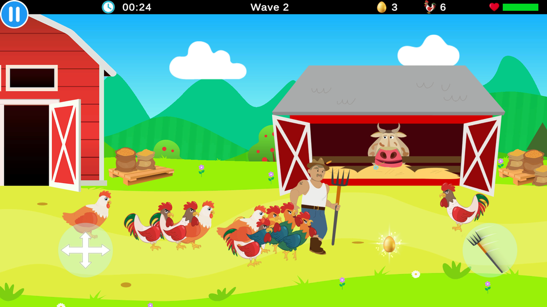 Farmer's Farm - funny arcade - Gameplay image of android game
