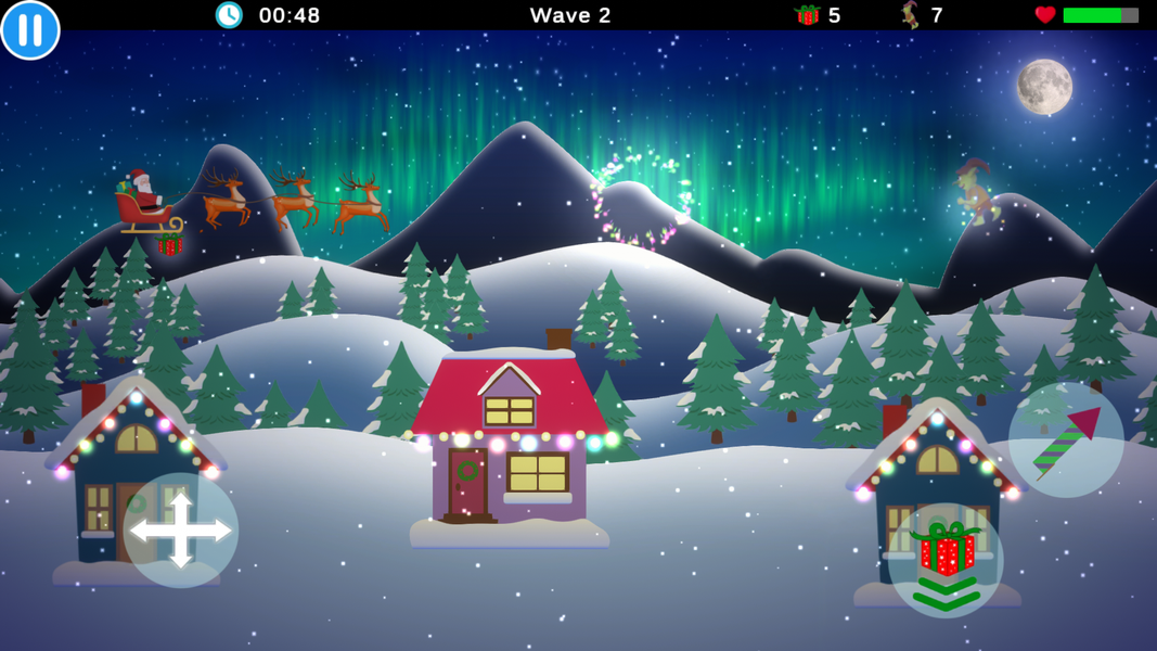 Santa & Trolls Merry Christmas - Gameplay image of android game