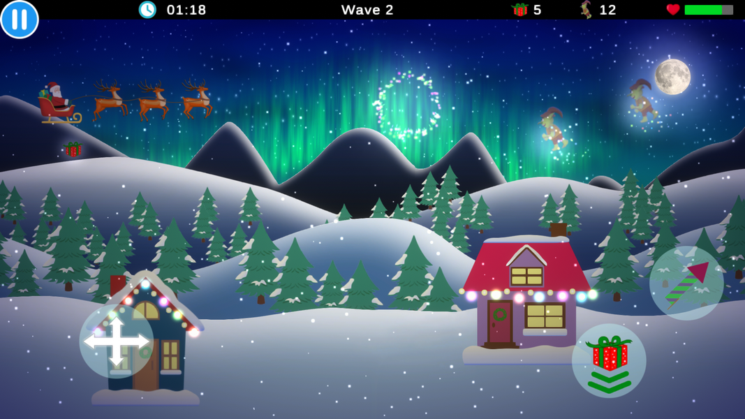 Santa & Trolls Merry Christmas - Gameplay image of android game