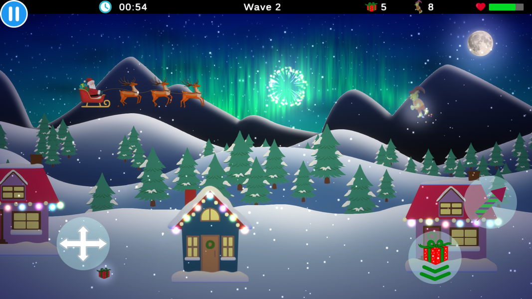 Santa & Trolls Merry Christmas - Gameplay image of android game