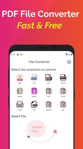 PDF to EPUB - E-Book Converter - Image screenshot of android app