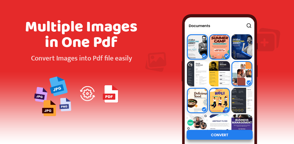 Image To PDF : Convert To PDF - عکس برنامه موبایلی اندروید