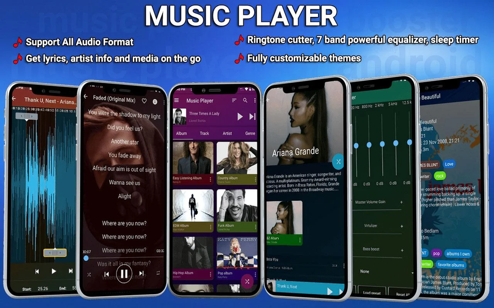 Music Player MP3 Player With L - عکس برنامه موبایلی اندروید