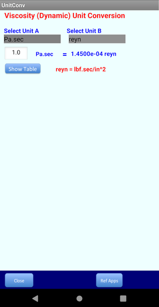 Engineering Unit Conversion - عکس برنامه موبایلی اندروید