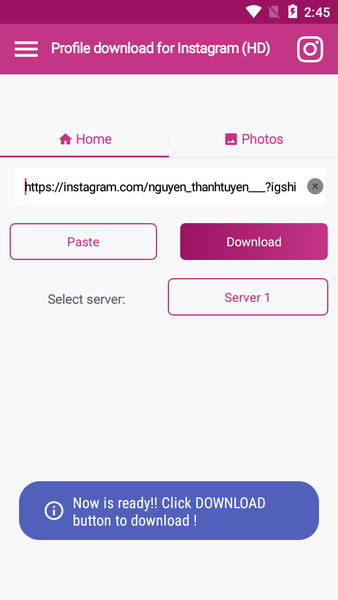 HD Profile Picture Downloader - Image screenshot of android app
