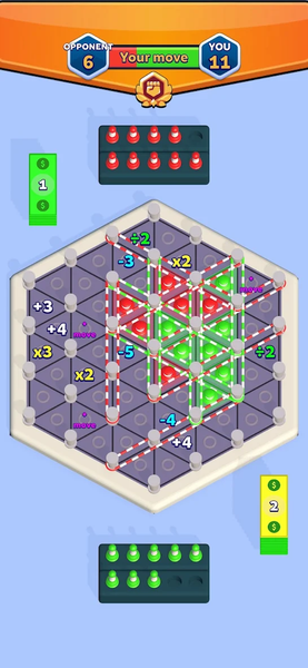 Triangles (game) - Gameplay image of android game