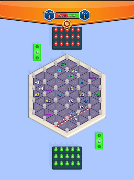 Triangles (game) - Gameplay image of android game