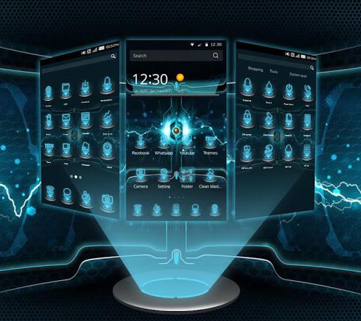 Technology CM Launcher theme - عکس برنامه موبایلی اندروید