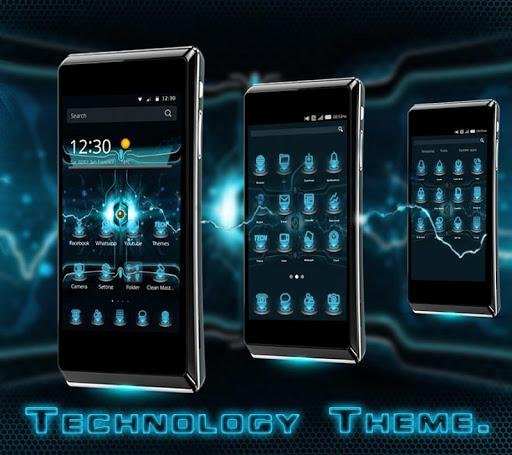 Technology CM Launcher theme - عکس برنامه موبایلی اندروید