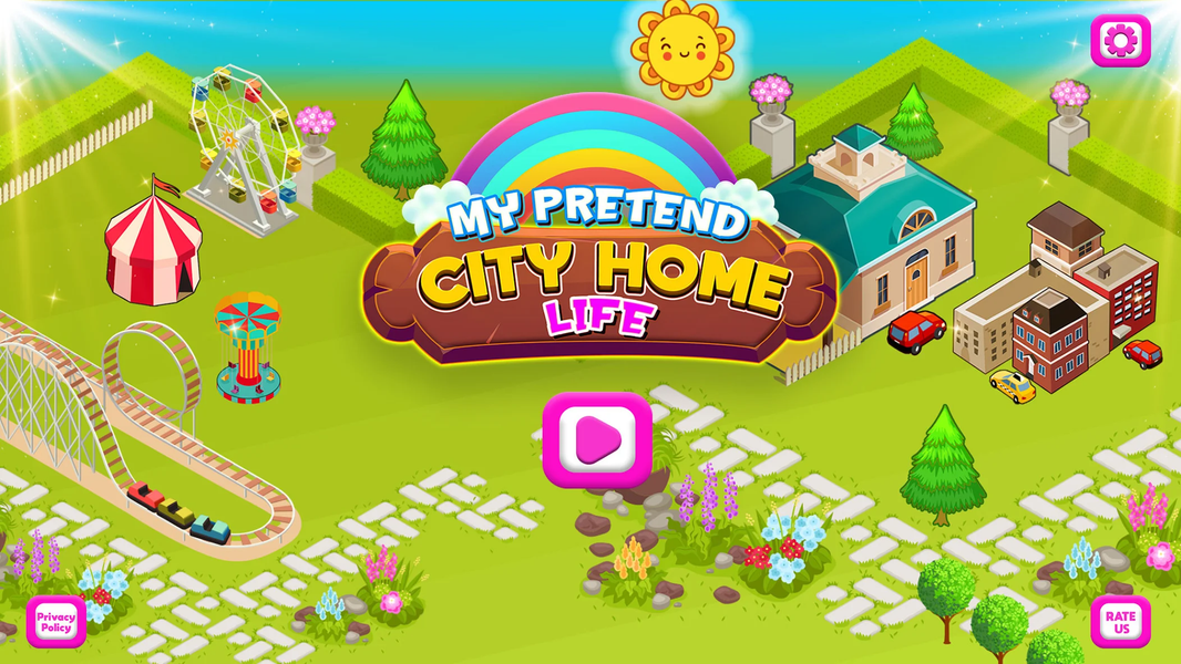 My Family Home Town Playhouse - Gameplay image of android game