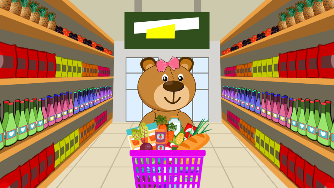 Panda’s Bear Supermarket Games - عکس بازی موبایلی اندروید