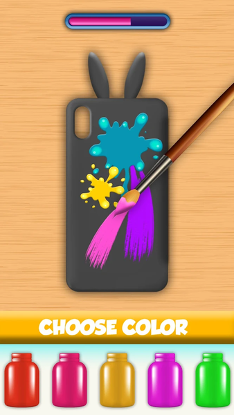 DIY phone case mobile design - Gameplay image of android game