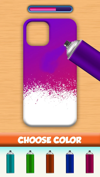 DIY phone case mobile design - Gameplay image of android game