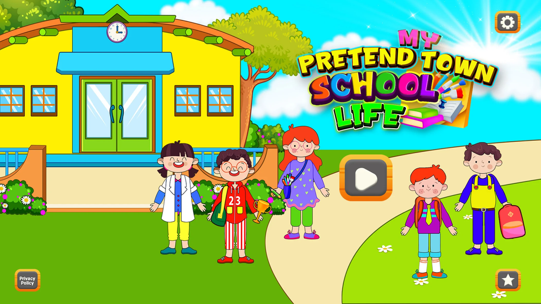My Family Town School games - عکس بازی موبایلی اندروید