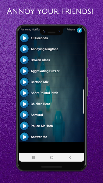 Annoying Notifications - عکس برنامه موبایلی اندروید