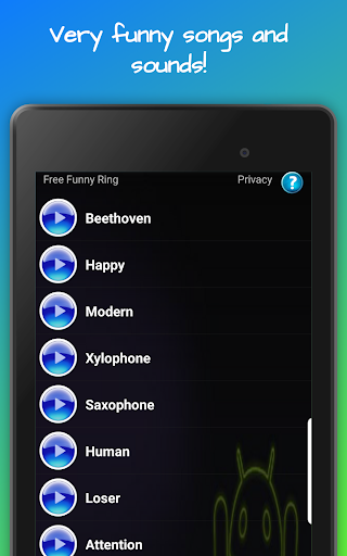 Funny Ringtones - عکس برنامه موبایلی اندروید