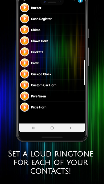 High Volume Notifications - Image screenshot of android app