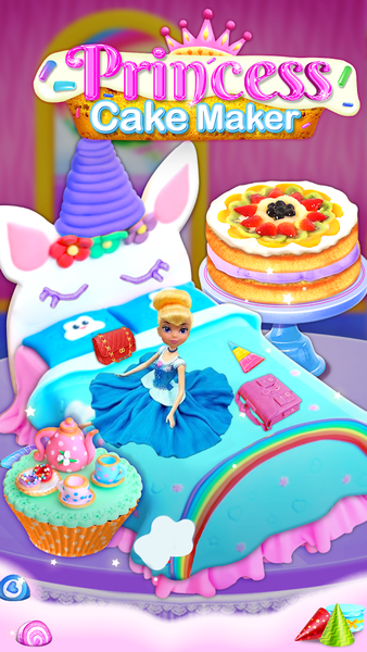 Princess Cake Maker Games - عکس بازی موبایلی اندروید