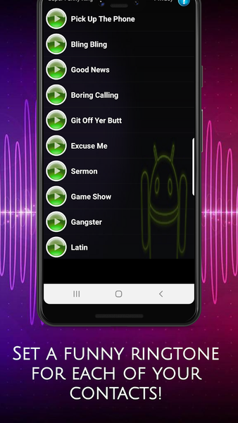 Super Funny Ringtones - عکس برنامه موبایلی اندروید