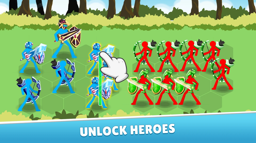 Merge Master- Stickman Warrior - عکس بازی موبایلی اندروید