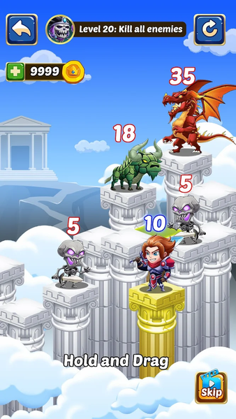 Hero Wars - Rescue Princess - Gameplay image of android game