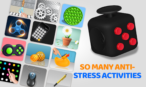 Anti stress app | stress relief games fidget cubes - عکس برنامه موبایلی اندروید