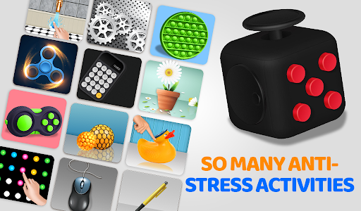 Anti stress app | stress relief games fidget cubes - Image screenshot of android app