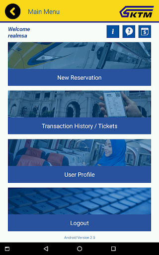 KTMB MobTicket - Image screenshot of android app