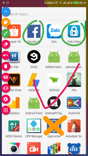 Draw on Screen - Image screenshot of android app