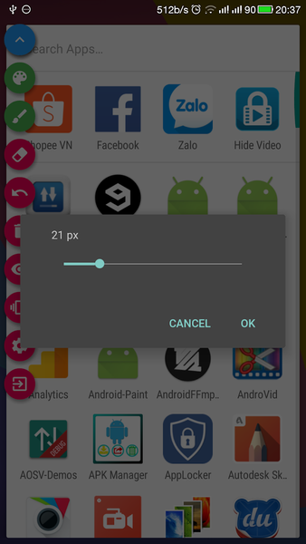 Draw on Screen - Image screenshot of android app