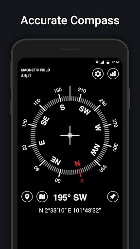 Digital Compass - Image screenshot of android app