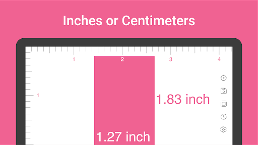 Digital Ruler : Inches & cm - عکس برنامه موبایلی اندروید