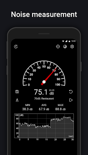 Sound meter : SPL & dB meter - Image screenshot of android app