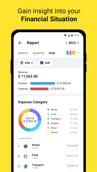 Money Ledger : Expense Tracker - عکس برنامه موبایلی اندروید